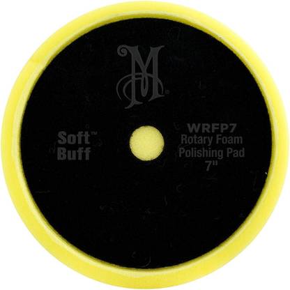 Meguiars Rotary Foam Polishing Pad – Hook and Loop Foam Pad Restores High Gloss – WRFP7 Vehicle Polisher