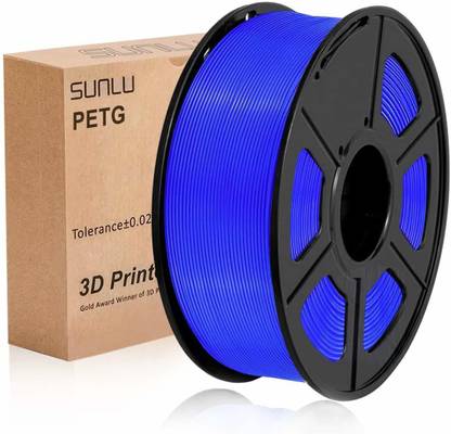Sunlu PETG Blue 3D , PETG Filament 1.75mm Dimensional Accuracy +/- 0.02 mm, 1 KG Spool Printer Filament