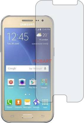 MOBART Tempered Glass Guard for SAMSUNG J2 2017 (Flexible Shatterproof)