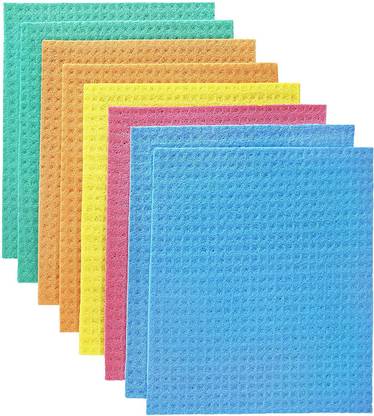 Daily Fest Reusable Kitchen Sponge Cloths Eco Friendly Cellulose Sponge for Cleaning counters Reusable Replacement for Paper Towels Sponge Wipe