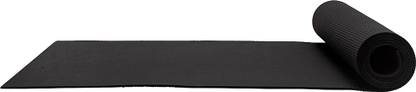 शुभ आरंभ Black Anti-Skip Yoga Mat 6mm काला 6 mm mm योगा मैट