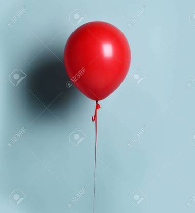 पार्टी मंकी सॉलिड Metallic Latex Balloons 9 inch Red गुब्बारा
