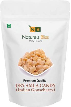 Nature's Bliss Dry Sweet Amla Candy - Dry Amla Candy - Indian Gooseberry- (1Kg) Amla Candy