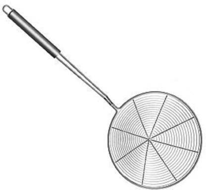 HIDEART Premium Quality Stainless Steel Deep Fry Oil Strainer Strainer