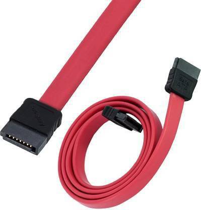 SKIRE Power Sharing Cable 0.61 m (Pack of 1) Straight SATA III Data Cable Compatible for SATA HDD, SSD, CD Driver, CD Writer - Red