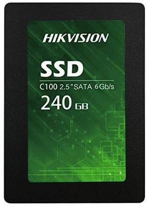 HIKVISION C100 240 GB Laptop, All in One PC's, Desktop Black SATA Internal Solid State Drive (SSD) (HS-SSD-C100 240 GB Laptop Internal Solid State Drive (240GB SATA 2.5" COMPATIBLE WITH LAPTOP & DESKTOP))