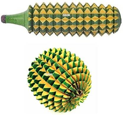 h&d craft DSDK=545 SET OF 2 Acupressure Wooden Hand Roller DA=45X Wooden Ball Massager Massager