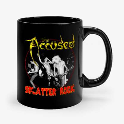 Sky Dot The Accused Splatter Rock Ceramic Coffee Mug