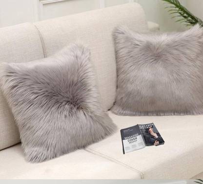 PICKKART Microfibre Cushion Pack of 2 Solid