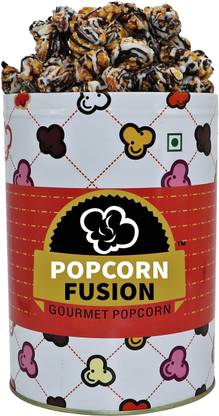 Popcorn Fusion Nutty Double Chocolate Caramel Popcorn TIN-410g Chocolate Popcorn