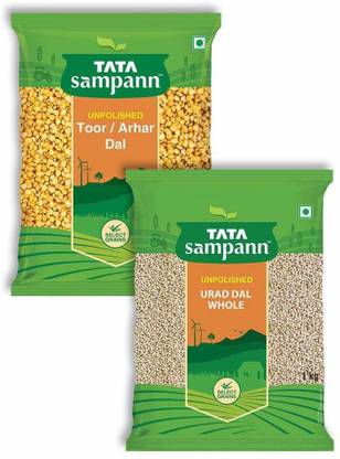 Tata Sampann Combo (Whole) (Toor dal - Urad whole)
