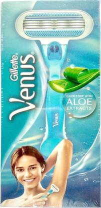 Gillette Venus Razor ( Glide Strip With Aloe Extracts ), Women