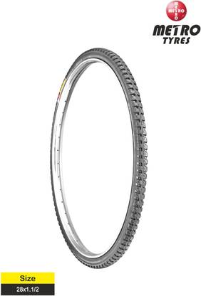 METRO Tyres 28X1.1/2 Tube Type Tyre For Cycle Rickshaw