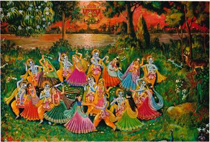 imbue Art & Paintings Multicolor Wallpaper