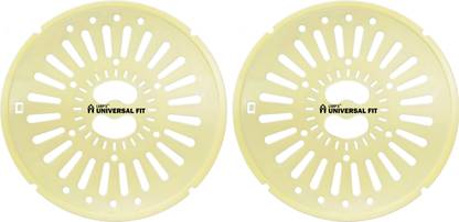 LSRP's Universal Fit Spin Cap Suitable With LG 7.5KG To 8KG Washing Machine - Spin Cover - Spinner Safety Cover - Dryer Safety Lid (26CM/10.2IN Diameter) - Yellow - Pack Of 2 Caps Washing Machine Net