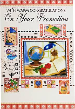 GIFTICS Congratulations on Promotion Wishes Greeting Card