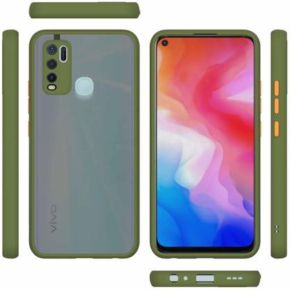 Suggu Pouch for Vivo Y30 Back Cover Smoke Camera Protection Case Lite
