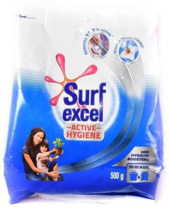 Surf excel active hygine detergent powder 500g Detergent Powder