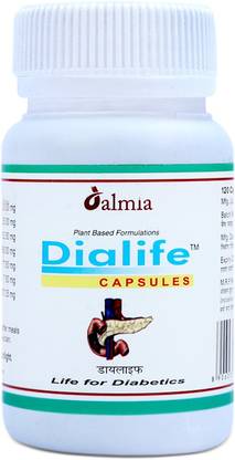Dalmia Dialife 120-Caps Jar for Diabetes