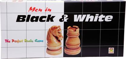 Techno CHESS GAME Men In Black & White Chess Set Strategy & War Board Game