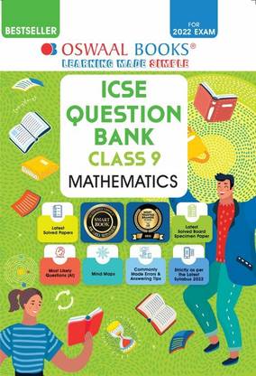 Oswaal ICSE Question Bank Class 9 Mathematics Book Chapterwise & Topicwise (For 2022 Exam)