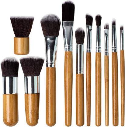 NAKED PLUS Professional Makeup Brush Set (Pack of 11)
