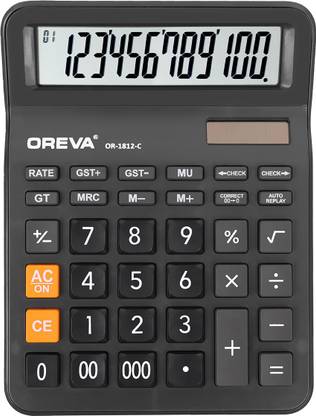 OREVA OR 1812 C[DARK GREY] OR 1812 C [DARK GREY] Financial  Calculator