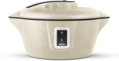 MILTON Smart Hotpot Electric App Enabled Casserole, 2.45 Litre, Beige Thermoware Casserole