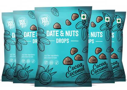 Dev Pro Date & Nuts Drops- Cocoa Coconut - pack of 5