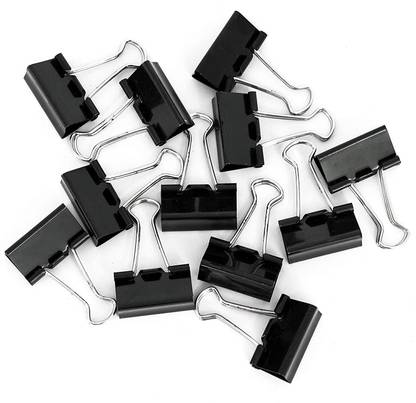 ANCHARA Rust Resistant Steel Binder Clip Stainless Steel