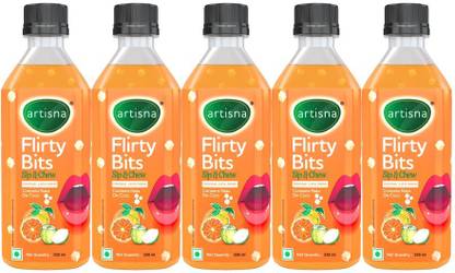 ARTISNA Flirty Bits Orange Juice With Nata De Coco (5 X 330ml)