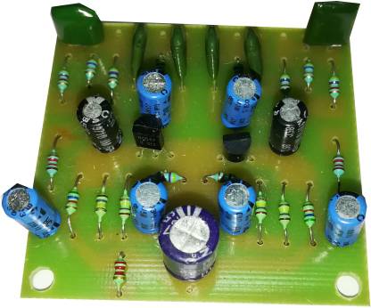 Diycart Bass Treble Control Equalizer BT Board (2 TRANSISTOR BASED) Home Theater Electronic Components Electronic Hobby Kit