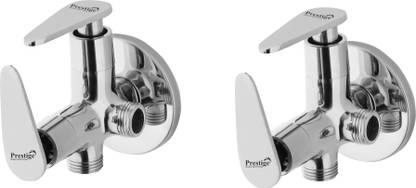 Prestige Jazz Brass 2 in 1 Angle Cock Tap For Bathroom and Kitchen Angle Cock (Pack of - 2) Angle Cock Faucet