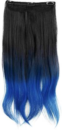STREAK STREET PALANTINATE BLUE BONNET OMBRE HAIR EXTENSIONS Hair Extension