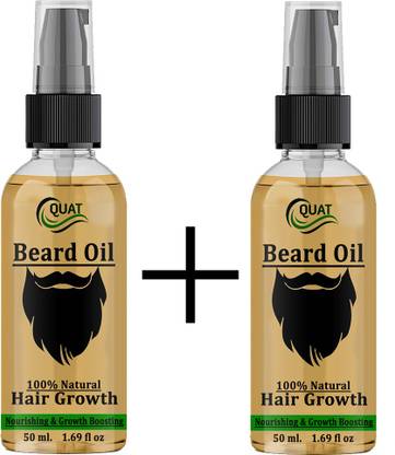 QUAT Advance Beard Hair Growth Oil for Men | For Faster Beard Growth | Chemical Free Beard Care  Hair Oil