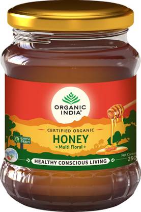 ORGANIC INDIA Gift Box with 2 Honey (Multi Floral ) 250g & Stevia powder 75 gm