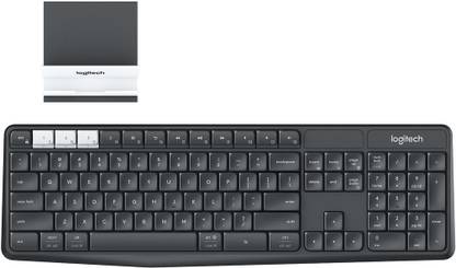 Logitech K375s/ Easy-Switch for Upto 3 Devices, Slim Bluetooth Standard Laptop Keyboard Compatible with Desktop, Laptop, Tablet, iPad, Mac