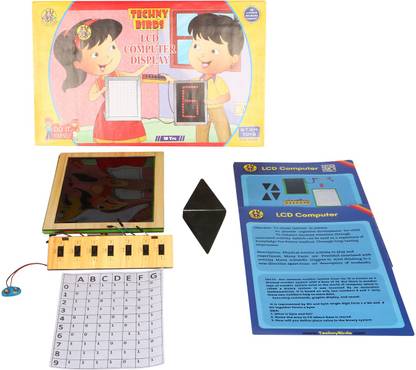 Techny Birds LCD Computer Binary experimenting Science Educational STEM Toy DIY Kit