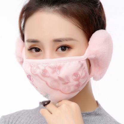 THE BEGED 2 in 1 Winter Mask For Women And Girls, Velvet Winter Riding Earmuffs Mask Warm Dust-Proof Mask For Women and Girls Cloth kids girl mask for Kids Reusable Washable Face Mask Breathable, Anti-Pollution & Anti-Virus Breathable Face Mask with Premium Quality masks Especially for Kids with 5 Layers Protection Respirator with Melt Blown Fabric Face Mask for Boy and Kids (Multi Colour) Velvet Winter Riding Earmuffs Mask Warm Dust-Proof Mask For Women and Girls Reusable, Washable Cloth Mask