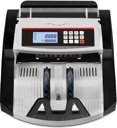 Drop2Kart Currency Counter - Supports All INR Notes, UV/MG/MT/IR Sensors, FakeNote Alarm, Bright RGB LCD Display, Multiple Operation Modes Note Counting Machine