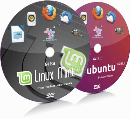wishfulfil Linux Mint and Ubuntu 19.3 Cinnamon and 16.04.7 Unity Live Bootable Installation DVD 64 Bit