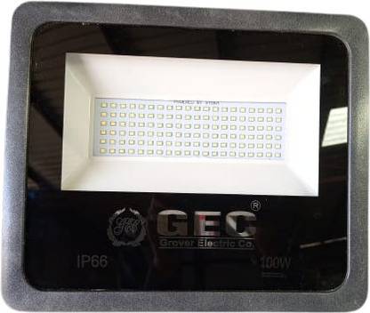 GEC GROVER ELECTRIC COMPANY GEC LED FLOOD 100W POWERED WITH SYSKA LED USED AS INDOOR AND OUTDOOR Flood Light Outdoor Lamp