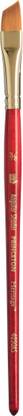 Princeton Heritage Short Handle Angle Shader Paint Brush, Size- 3/8 Inches