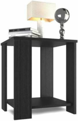 Choice Furniture Solid Wood Side Table (Finish Color - Black) Solid Wood Side Table