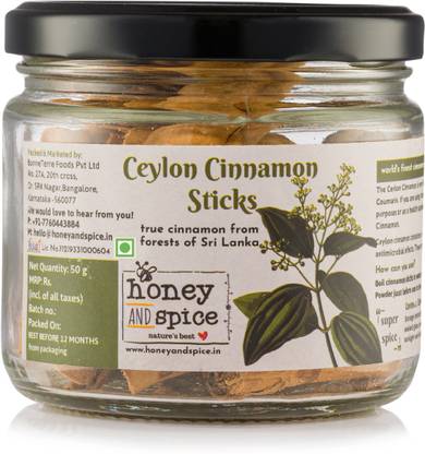 honey and spice CEYLON CINNAMON STICKS
