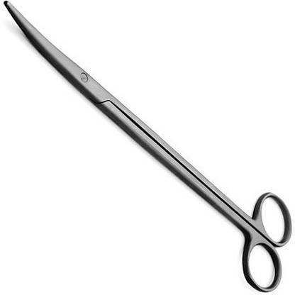 GOLDFINCH Premium Quality Tonsil Scissors 8 Inch-Curved Metzenbaum Scissors