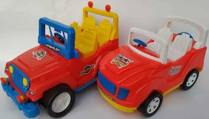 KRISH TOYS SAFARI GYPSY & WRANGLER JEEP combo pack of 2