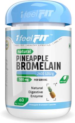 ifeelFIT Bromelain Digestive Enzyme from Pineapple - 2400 GDU/g
