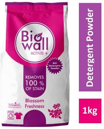 BIOWALL Active Plus Bio Detergent Powder Detergent Powder (Blossom Fragrance)