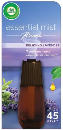 Airwick Lavender Essential Mist Refill Essential Mist Aroma Automatic Air Freshener Refill, Relaxing Lavender - 20 ml